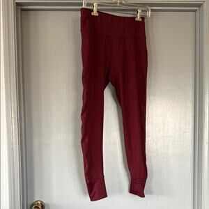 Energy Zone Women's Maroon Activewear Pull-on Pants sz M